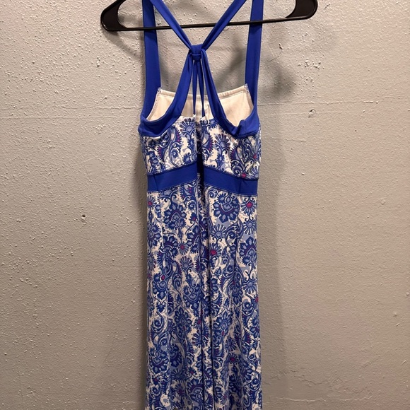 Soybu Blue and White Halter Sundress - Picture 4 of 4